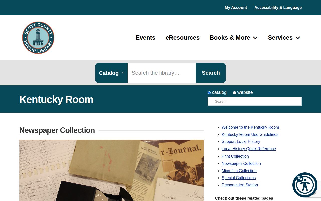 Scott County Public Library newspaper archive for historical crime news